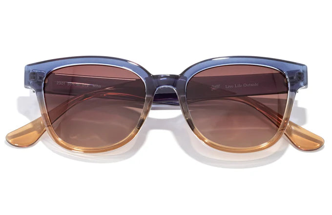 Sunski Miho Polarized Sunglasses in Dawn Terra Fade