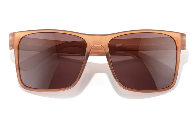 Sunski Puerto Polarized Sunglasses in Sienna Ruby