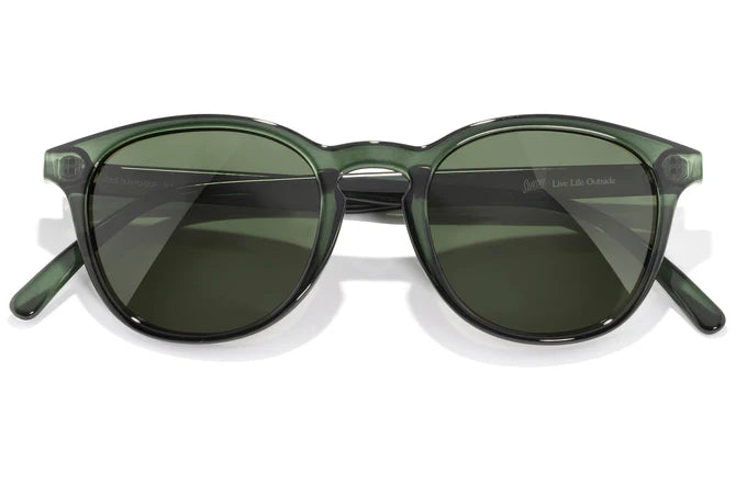Sunski Yuba Polarized Sunglasses in Deep Green Forest